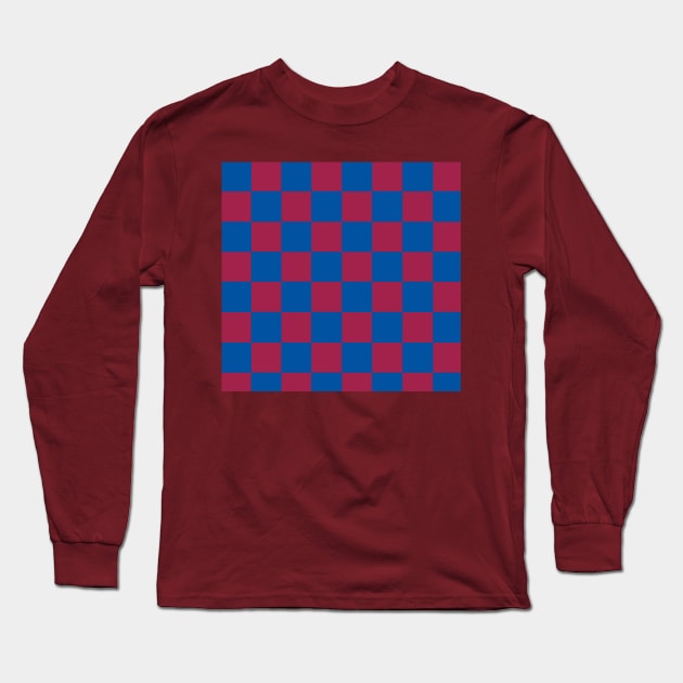 Barcelona Checks Long Sleeve T-Shirt by Confusion101